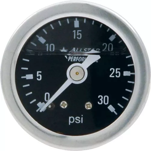 1.5in Gauge 0-30 PSI Liquid Filled ALL80202