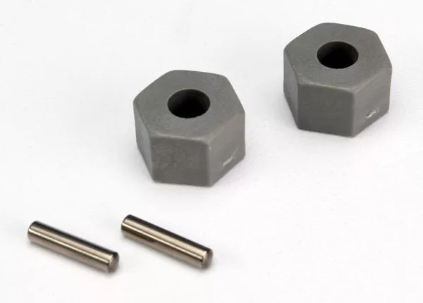 12 mm Tall-Offset Wheel Hubs with Pins (2)