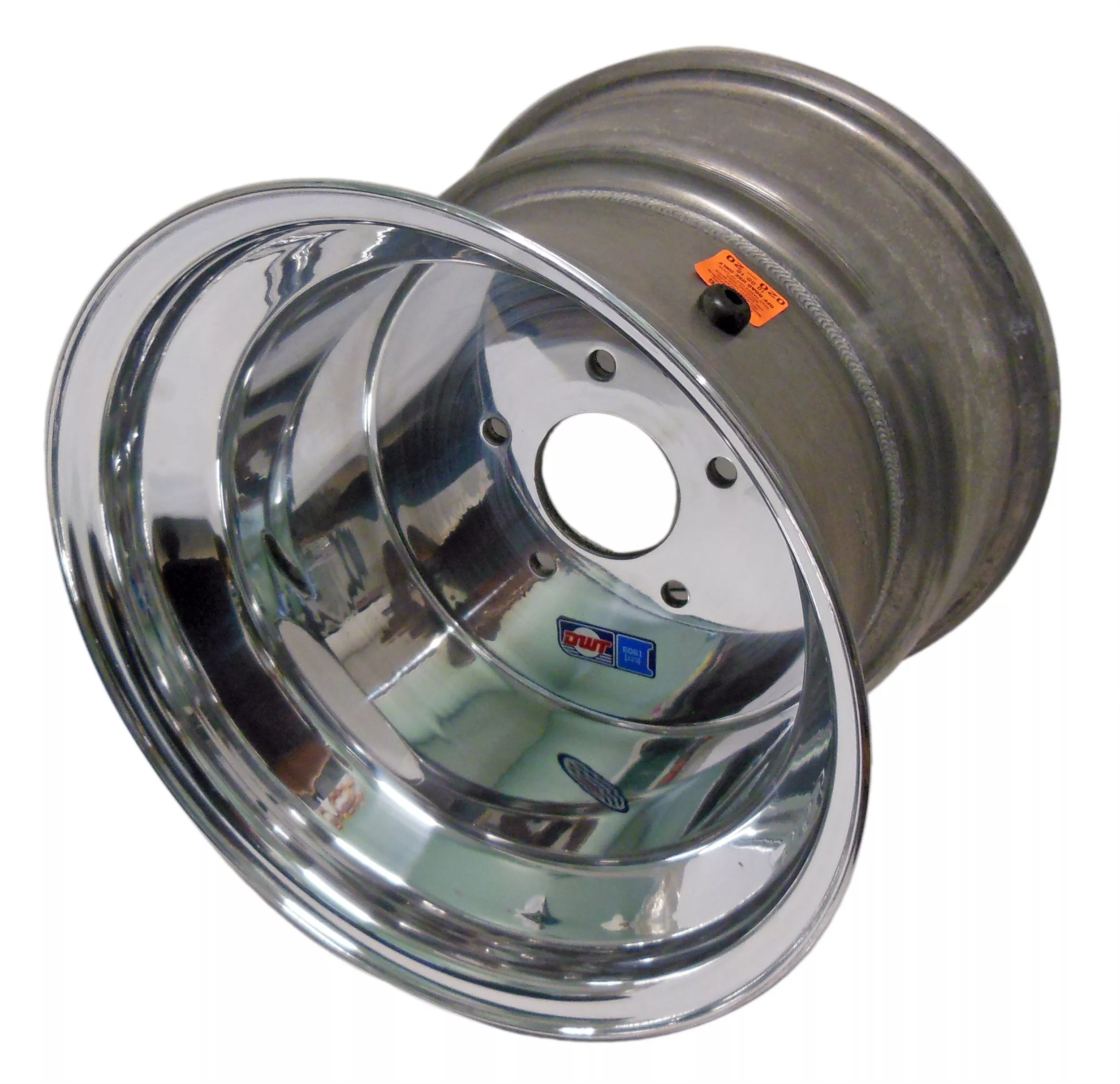 12″ x 10″ Douglas Wheel Polished Aluminum | 5 on 4.5″ Bolt Circle