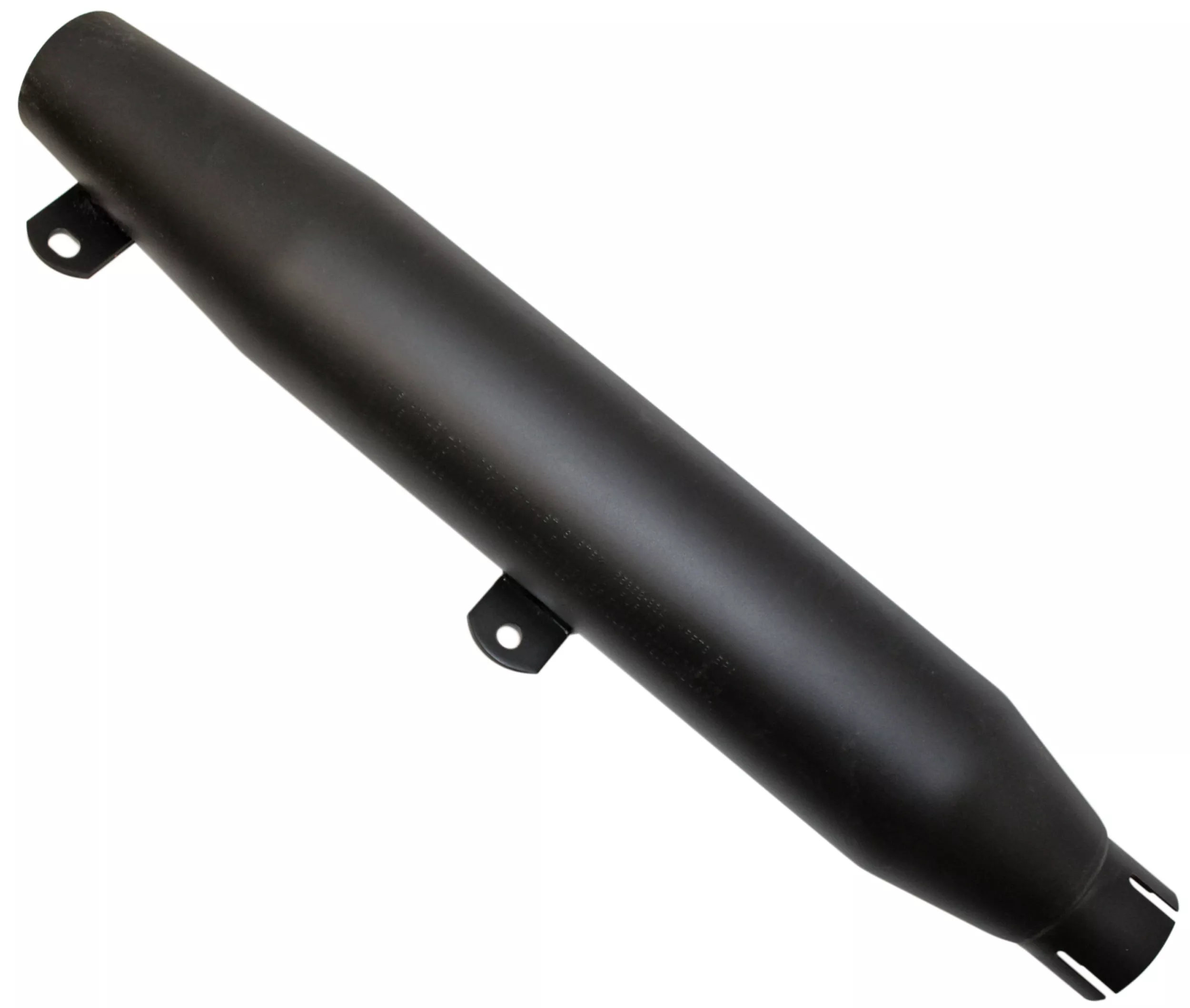 19″ Genuine Harley-Davidson Muffler1-3/4″ ID Inlet | Black Powder-Coated | For FXD 1340