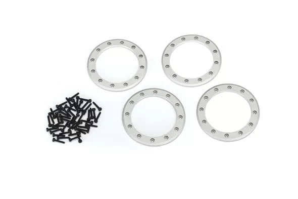 2.2″ Beadlock Rings (Aluminum)(4) & 2×10 CS (48) (Satin, Red, Blue, Green, or Black)