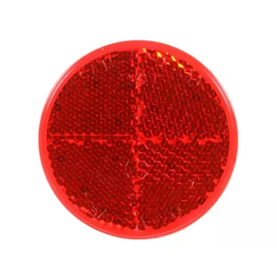 2″ RED ADH. REFLECTOR