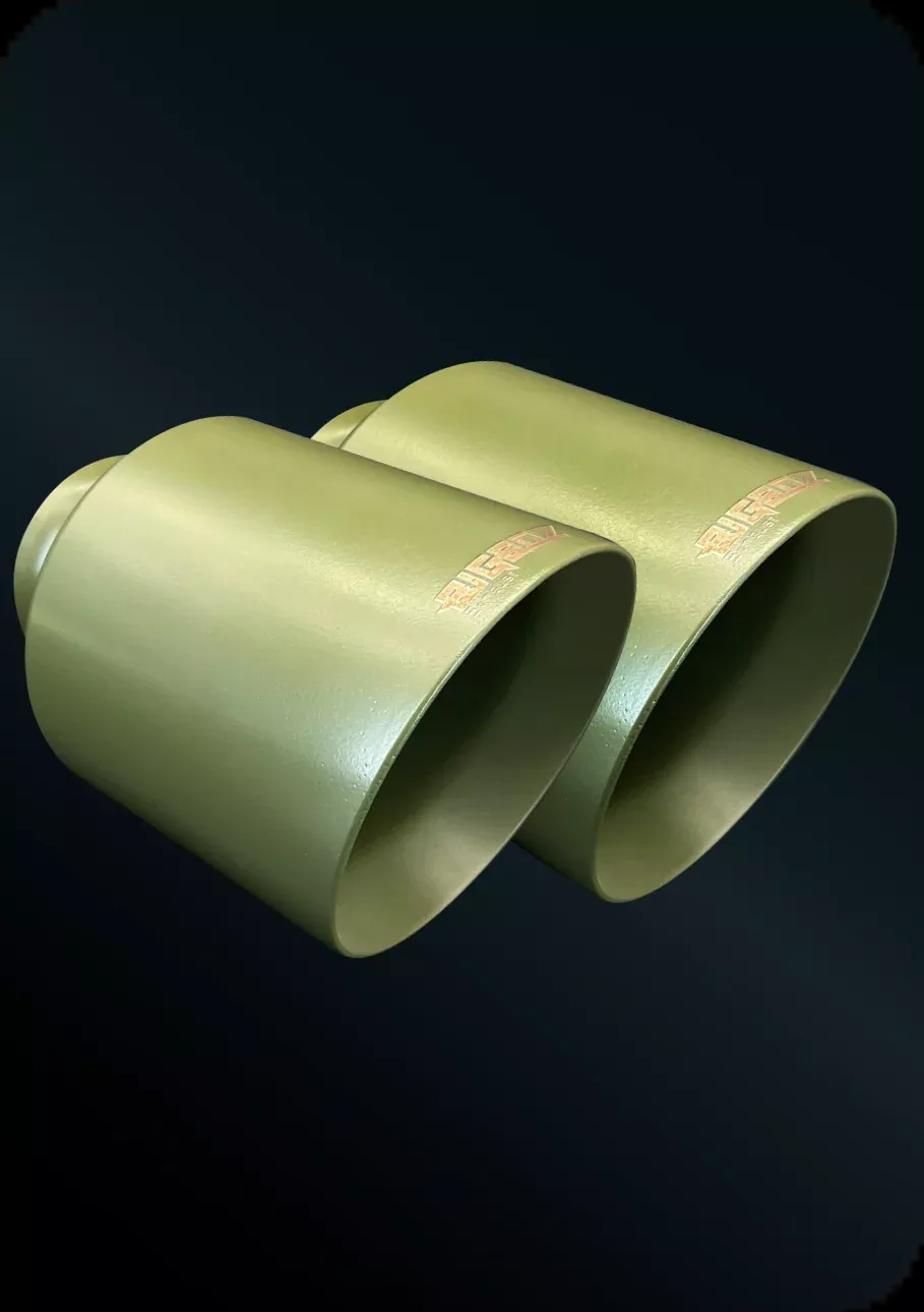(2015-2023) D-Charger 5″ V8 Tip Set FLAT GREEN