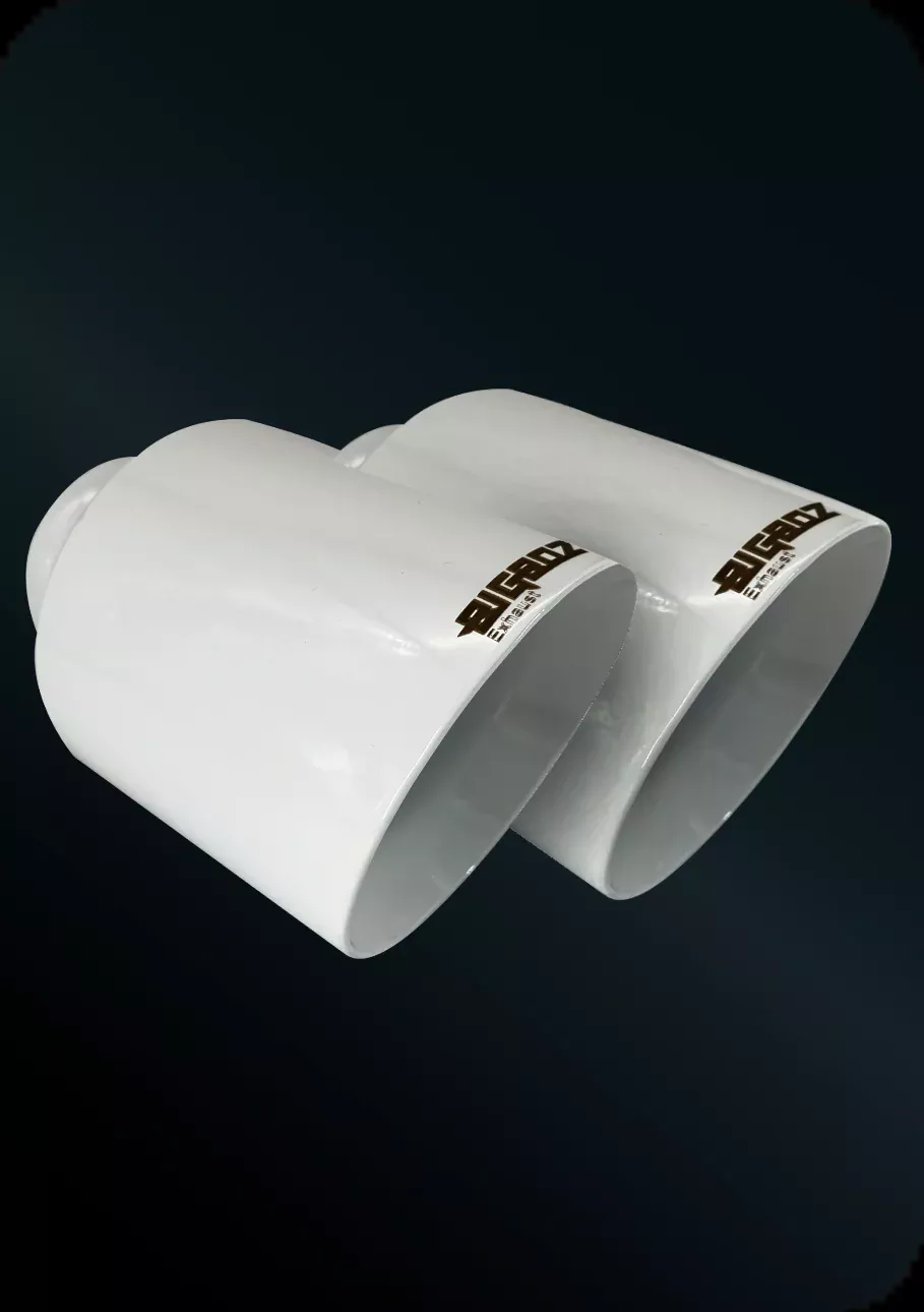 (2015-2023) D-Charger 5″ V8 Tip SetGLOSS WHITE