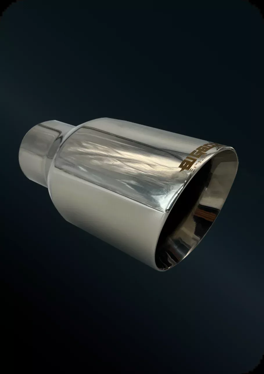 4 inch Slant Cut Universal Exhaust single Tip HIGH POLISH