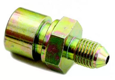 #4 to 7/16-24 Inverted Female Steel Adapter A1PFM107164