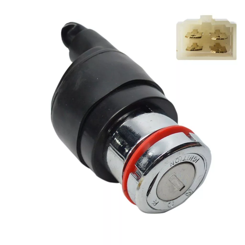 4-Wire Ignition Key Switch for Go-Karts or UTVs