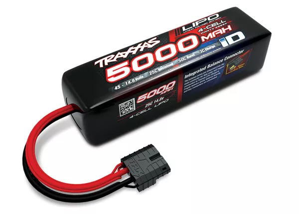 5000mAh 14.8v 4-Cell 25C LiPo Battery – Long