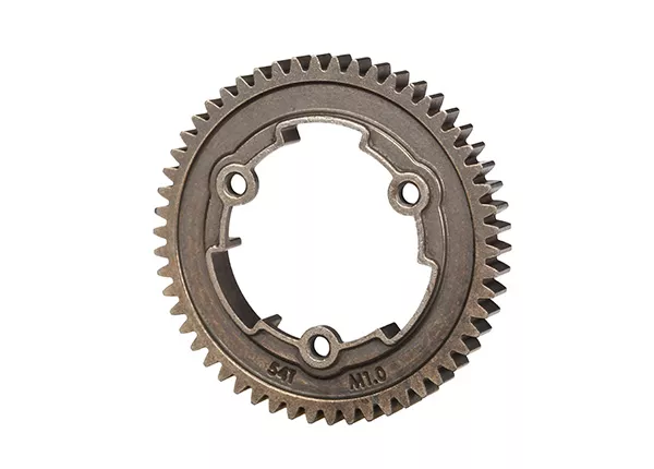 54-Tooth Spur Gear, Steel (1.0 Metric Pitch)