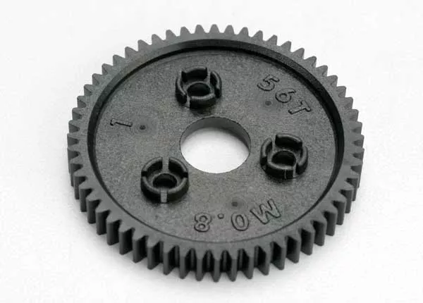 56-Tooth Spur Gear (0.8 Metric Pitch, Compatible with 32 Pitch)