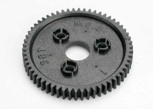 58-Tooth Spur Gear (0.8 Metric Pitch, Compatible with 32-Pitch)