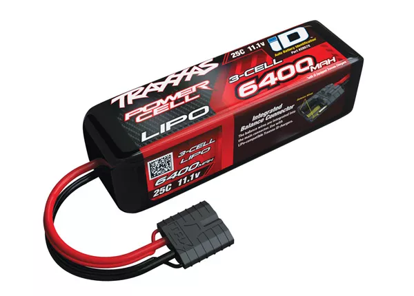 6400mAh 11.1v 3-Cell 25C LiPo Battery
