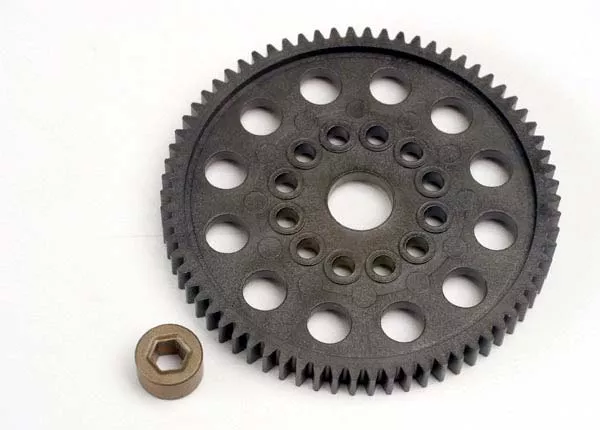 70-Tooth Spur Gear with Bushing (32 Pitch)