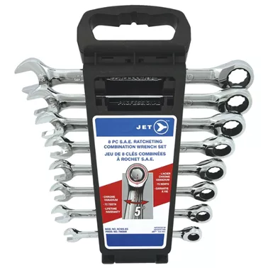 8PC RATCHET WRENCH SET