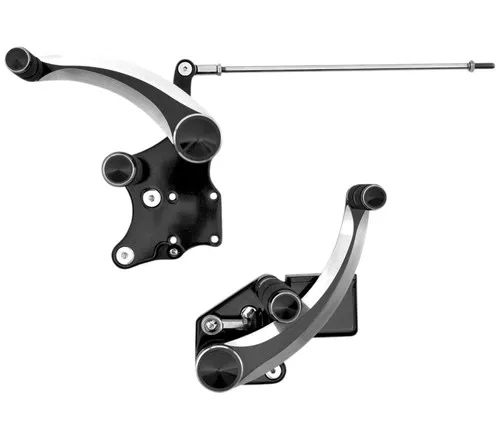 Accutronix Night Black Forward Controls w/Master Cylinder (FC106-SIN)
