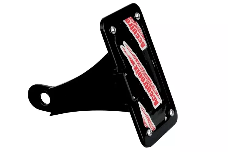 Accutronix Side Mount License Plate Assembly for Victory Cruisers -Black
