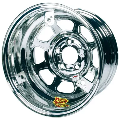 Aero 15X8 2in 5.00 Chrome w/ 3 Tabs for Mudcover 52-285020T3