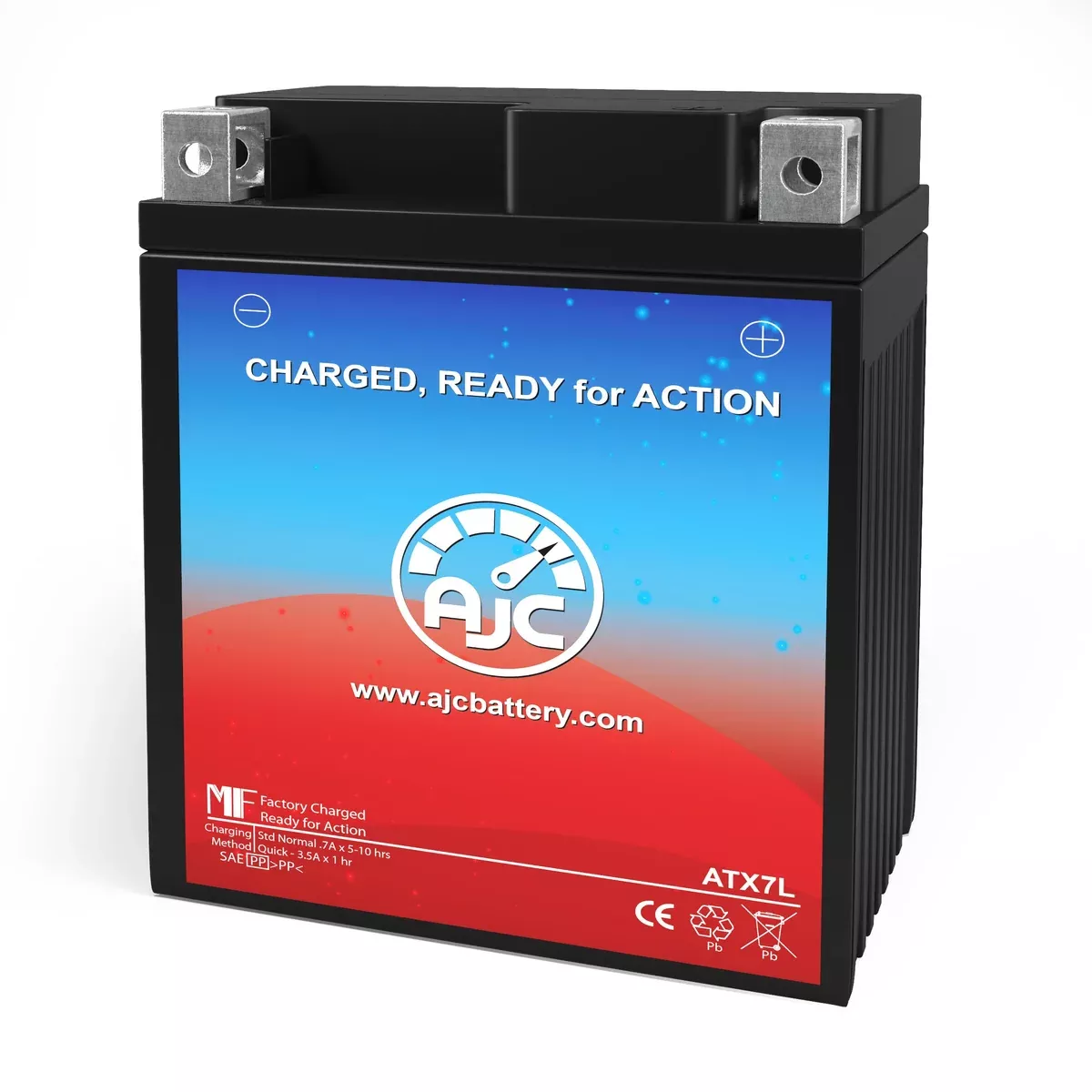 AJC Battery Compatible with ATK 500 DT 500CC Motorcycle Battery (2003)