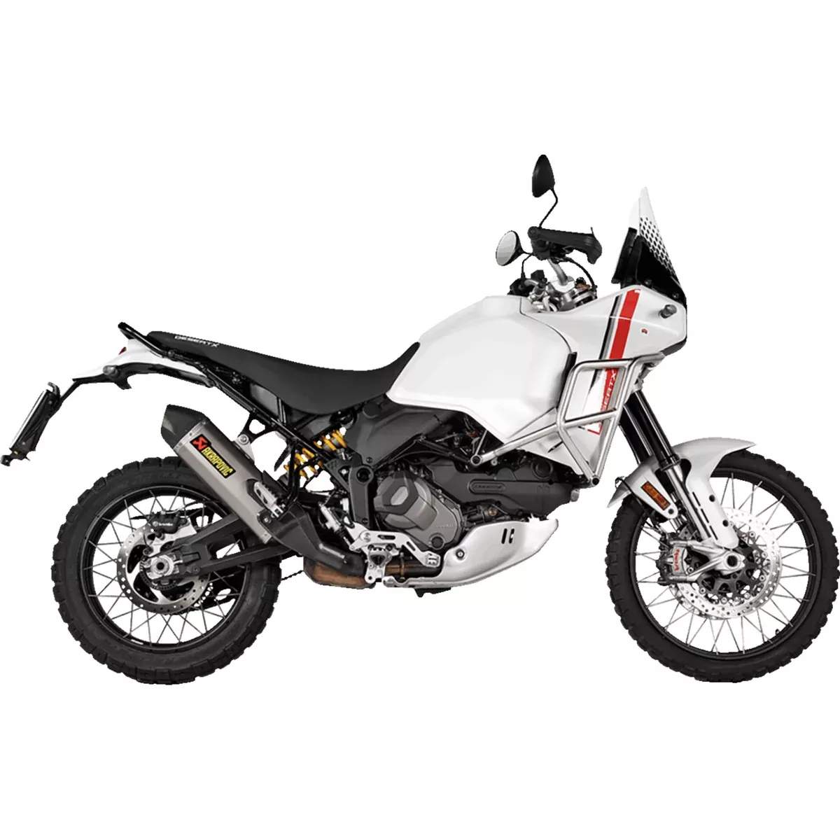 Akrapovic Slip-On Line Muffler – S-D9SO19-HJAT Ducati DesertX 2022-2024