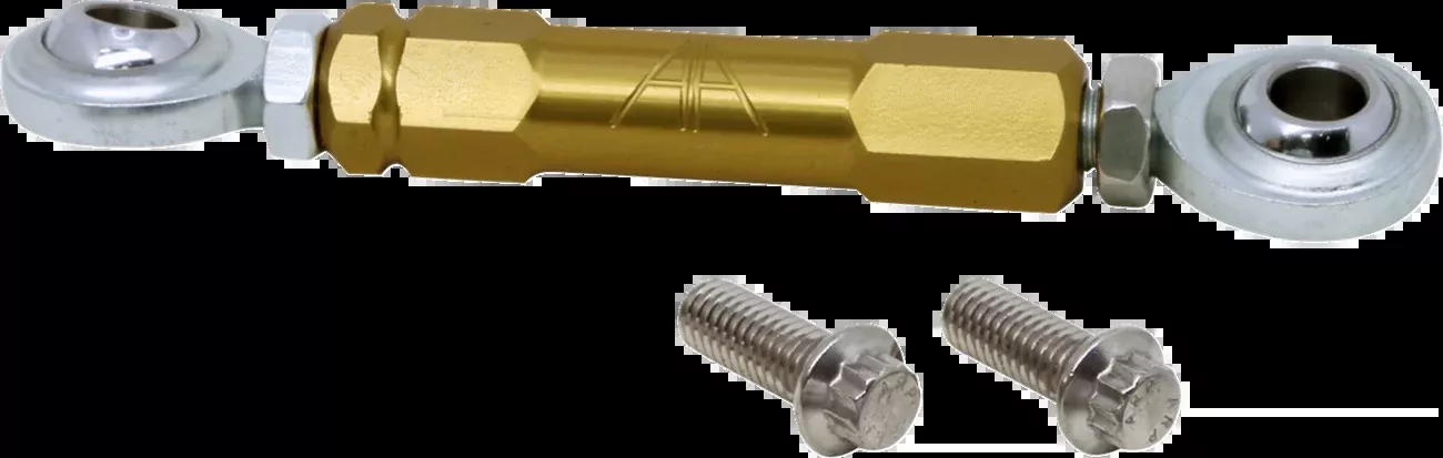Alloy Art Gold Adjustable Engine Stabilizer Link for 2009-2024 Harley Touring