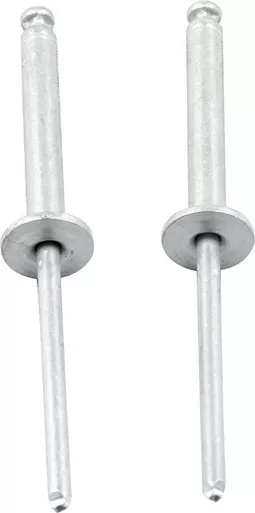 Allstar Performance 1/8in Alum Rivet Silver 100Pk Flange Type ALL18199