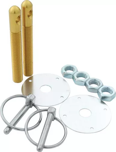 Allstar Performance Alum Hood Pin Kit 1/2 Gold ALL18503