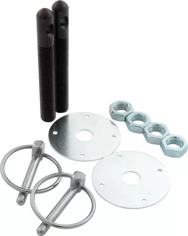 Allstar Performance Alum Hood Pin Kit 1/2in Black ALL18504