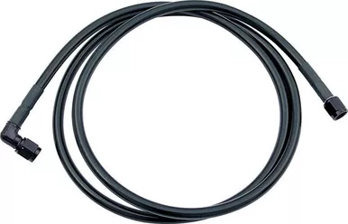 Allstar Performance Coated Braided Line 24in #3 Hose -3 90 Deg/-3 Str ALL48419