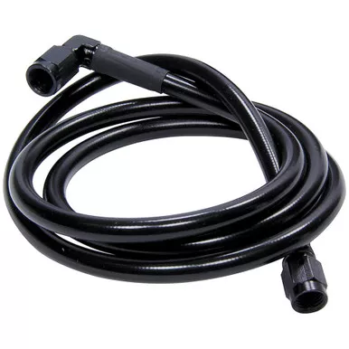 Allstar Performance Coated Braided Line 40in #4 Hose -4 Str/-4 90 Deg ALL48427