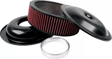 Allstar Performance LW 14in A/C Kit Black 4in Washable Element ALL25923