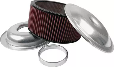 Allstar Performance LW 14in A/C Kit Plain 6in Washable Element ALL25926