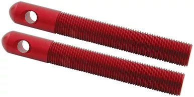 Allstar Performance Repl Aluminum Pins 1/2in Red 2pk ALL18508