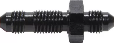Allstar Performance Straight Bulkhead Black -4 ALL50093