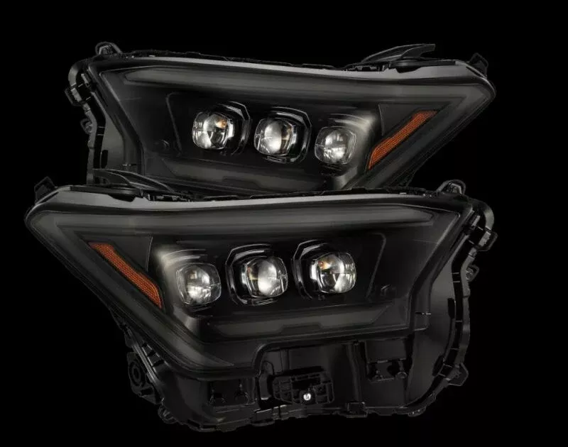 AlphaRex 2024 Toyota Tacoma NOVA-Series Projector Headlights (Pair) – Alpha-Black w/Activation Light