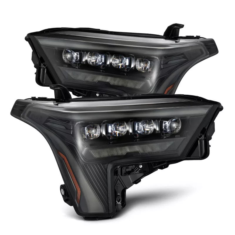 AlphaRex 22-23 Toyota Tundra NOVA-Series Headlights Alpha-Blk w/White DRL – Req 810029 OR 810030