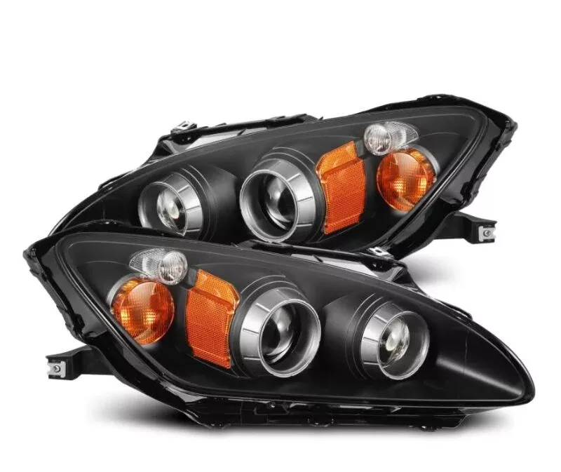 AlphaRex 99-09 Honda S2000 LUXX-Series Projector LED Headlights – Black