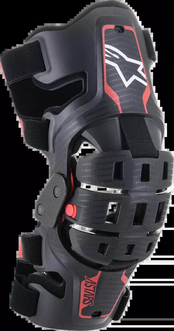 Alpinestars Youth Bionic 5S Knee Braces – Black/Red
