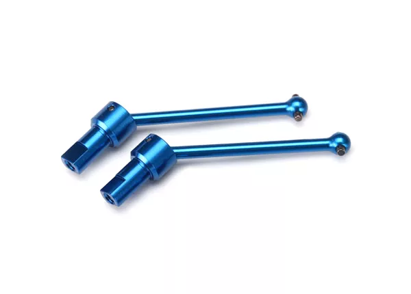 Aluminum Driveshaft Assembly, Front & Rear, Blue Anodized (2)