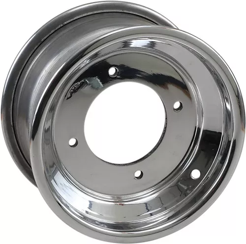 AMS Spun Polished Aluminum Rear Wheel 10x8 4/115 3+5 (261-108115P3)