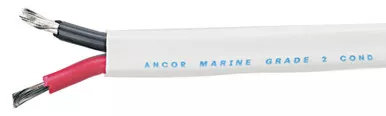 Ancor 121310 Duplex Cable 12/2 AWG Flat 100ft Black/Red
