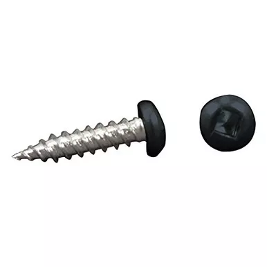 AP Products 012-PSQ500 BL 8 X 3/4 Black #8 Pan Head Screw, 3/4" / Pack of 500