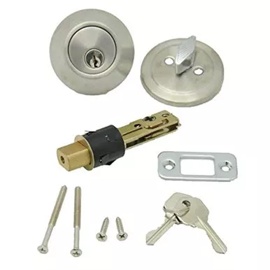 AP Products 013-222-SS RV Trailer Camper Hardware Deadbolt Stainless Steel