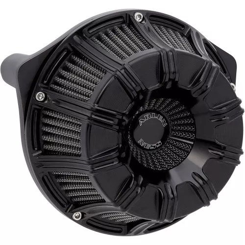Arlen Ness 10-Gauge Inverted Air Cleaner for 1991-2022 Harley Sportster - Black