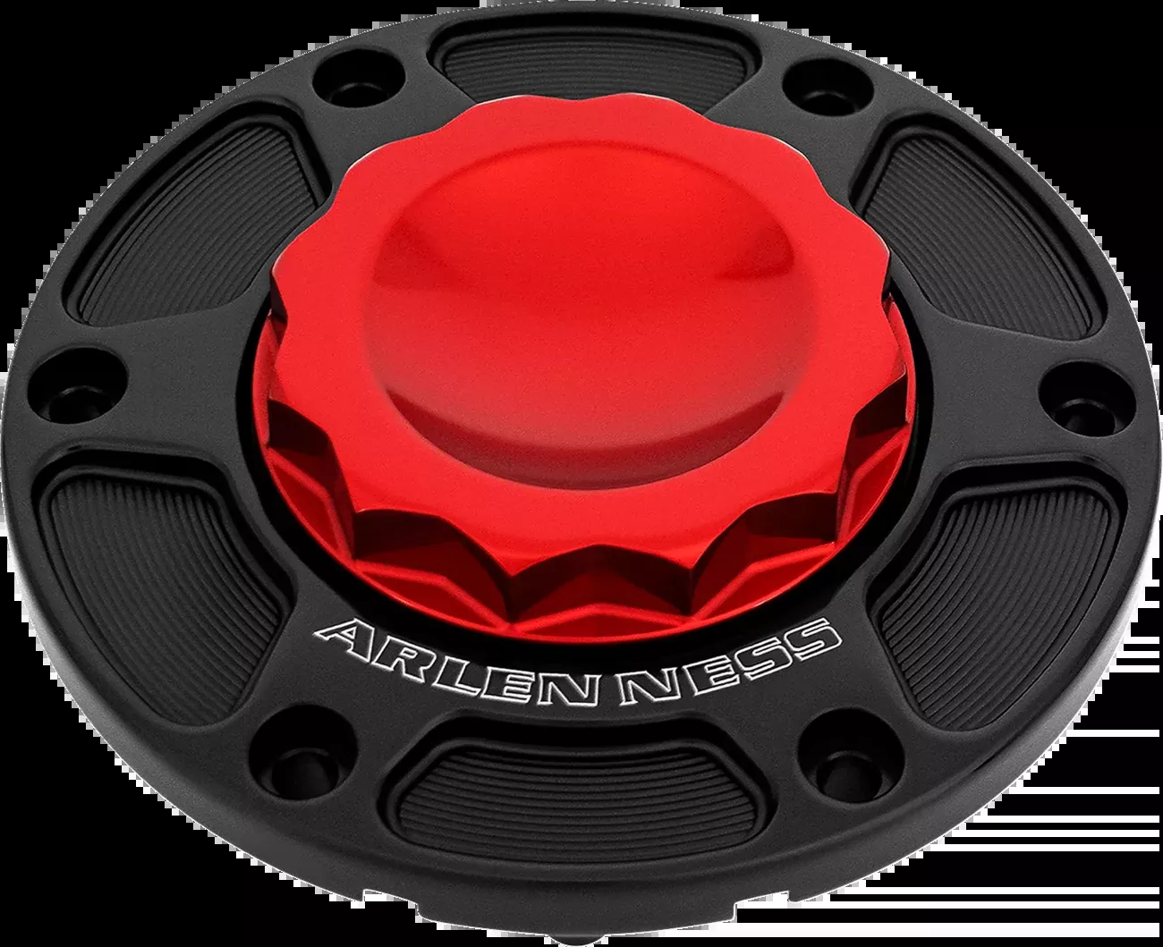 ARLEN NESS 12 Point Gas Cap - Red - 701-017