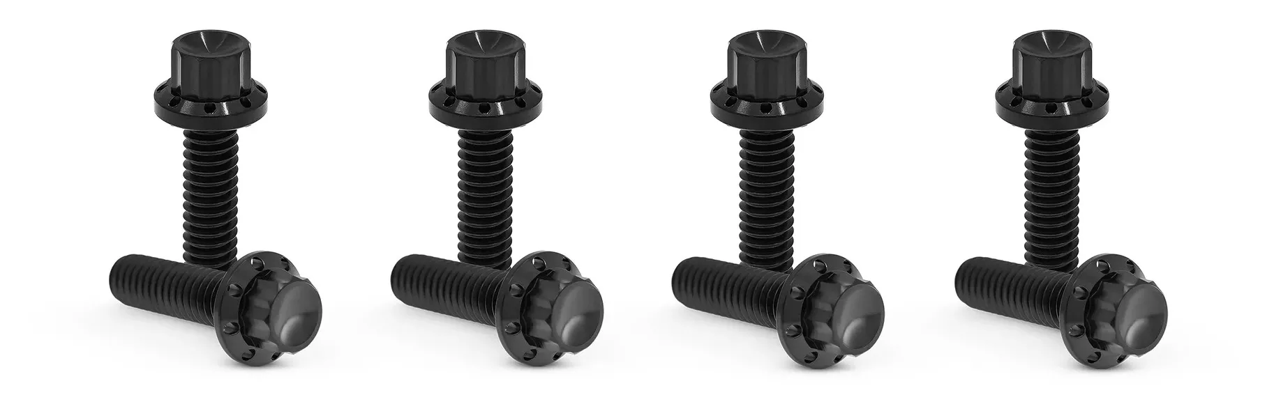 Arlen Ness 12-Point Titanium Lifter Block Bolt Kit For Harley 1999-2026