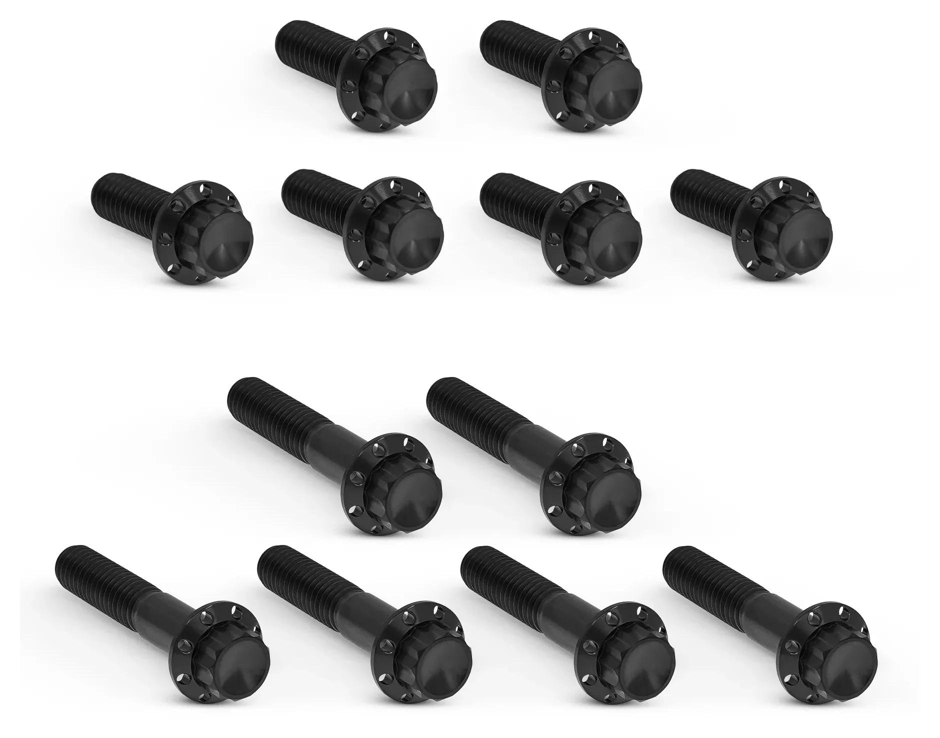 Arlen Ness 12-Point Titanium Rocker Box Bolt Kit For Harley 1999-2017