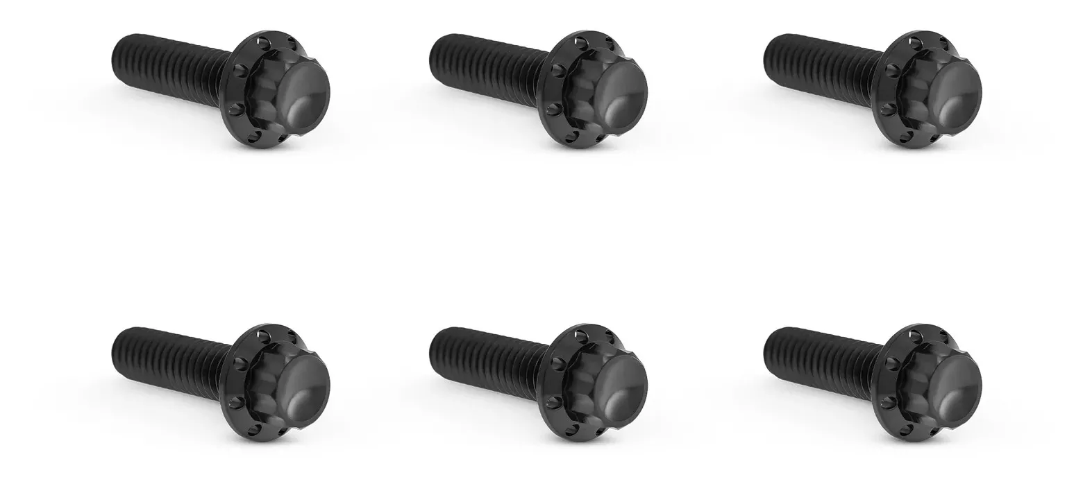Arlen Ness 12-Point Titanium Transmission Top Cover Bolt Kit For Harley 2007-2026