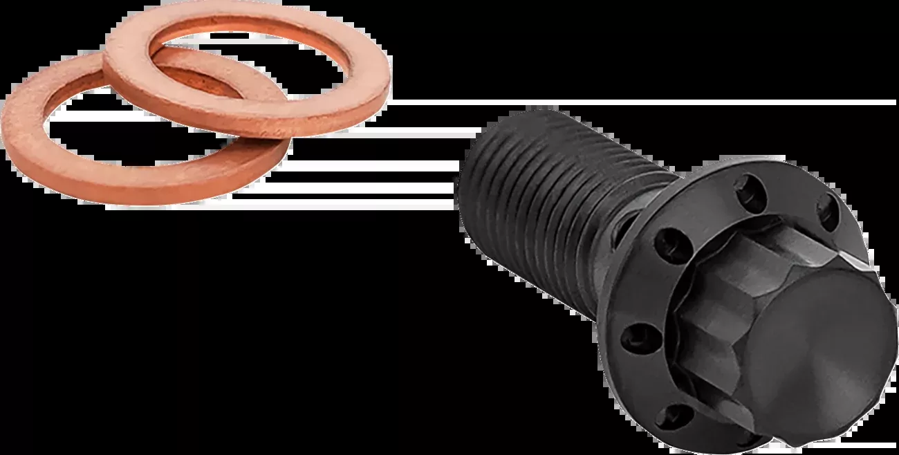 ARLEN NESS Banjo Bolt - 3/8"-24 - Black - 300-825