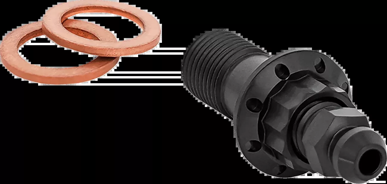 ARLEN NESS Banjo Bolt with Bleeder - 10 mm - Black - 300-822