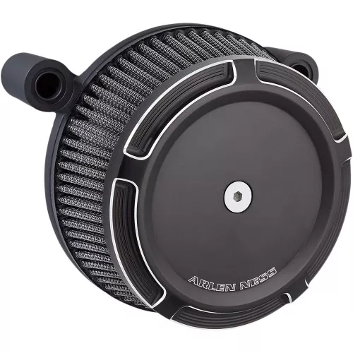 Arlen Ness Big Sucker Air Cleaner Kit w/ Synthetic Filter for 1999-2017 Harley Twin Cam Cable Throttle - Chrome